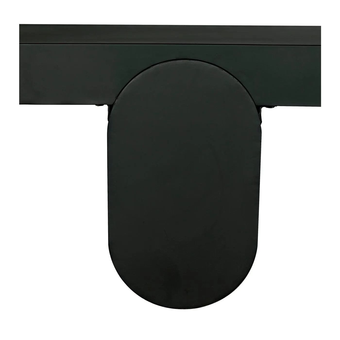 Evora Coffee Table, Black Metal