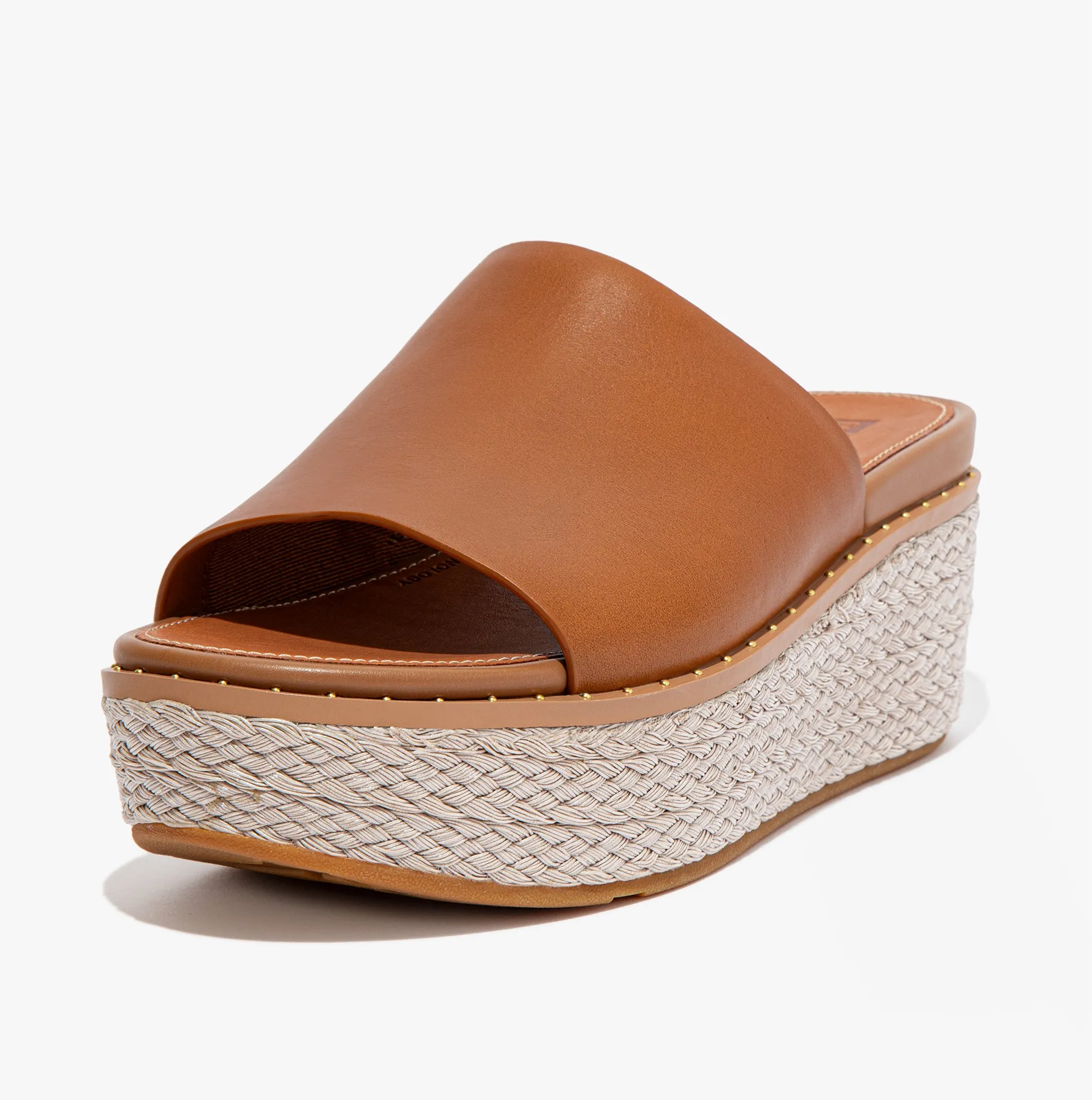 FitFlop AY9-592 ELOISE ESPADRILLE Womens Wedges  Light Tan