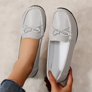 Flats Designer Moccasins Casual Shoes Female Plus Size