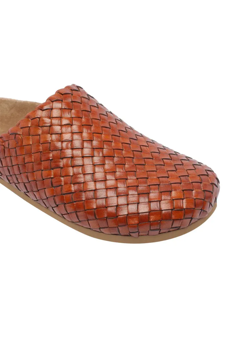 Footbed Mule - Tan
