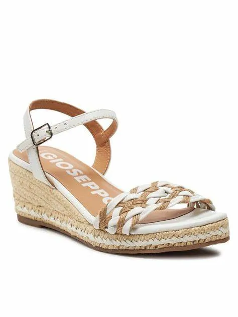 Gioseppo 72015 Sunol White Wedge Sandal