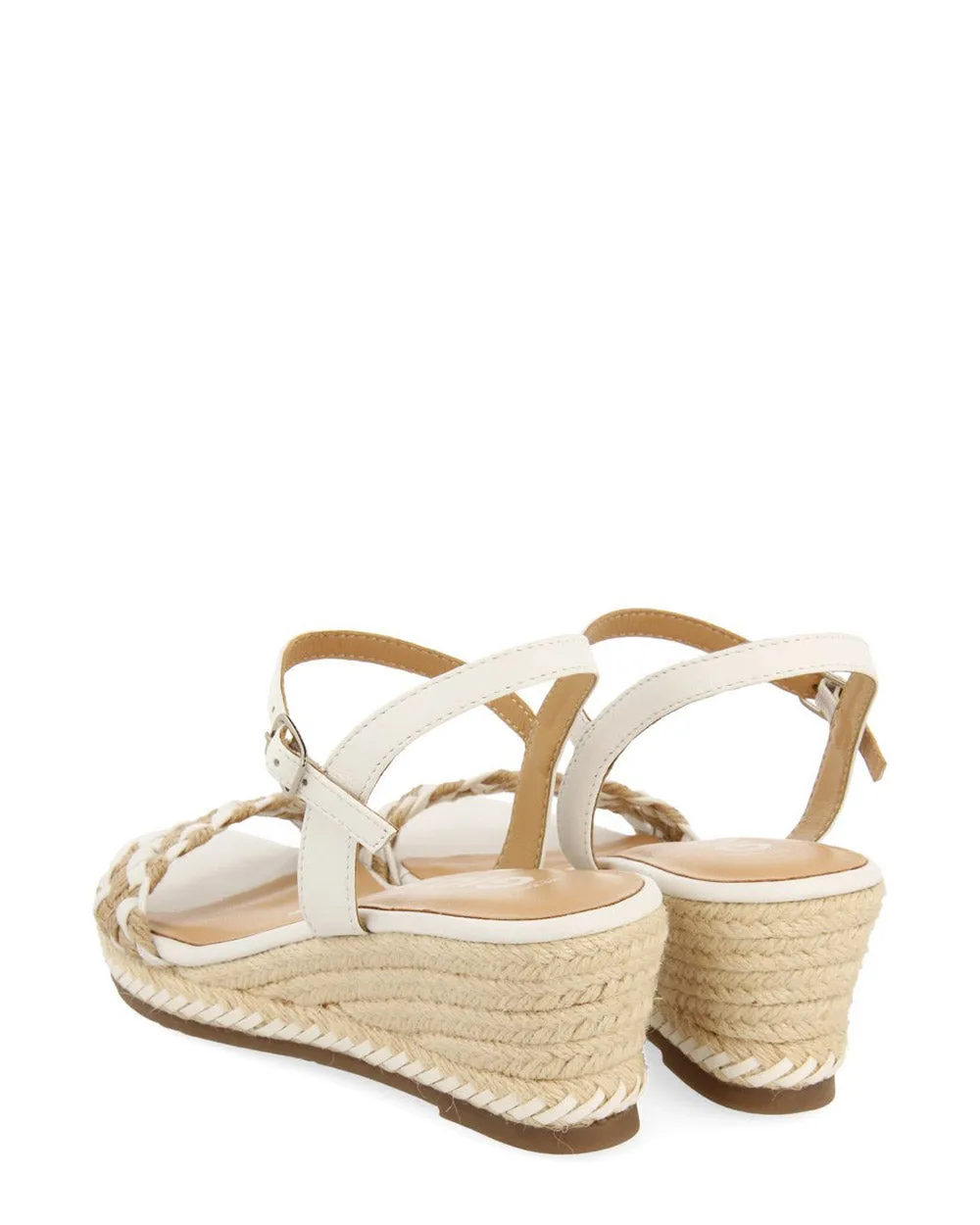 Gioseppo 72015 Sunol White Wedge Sandal