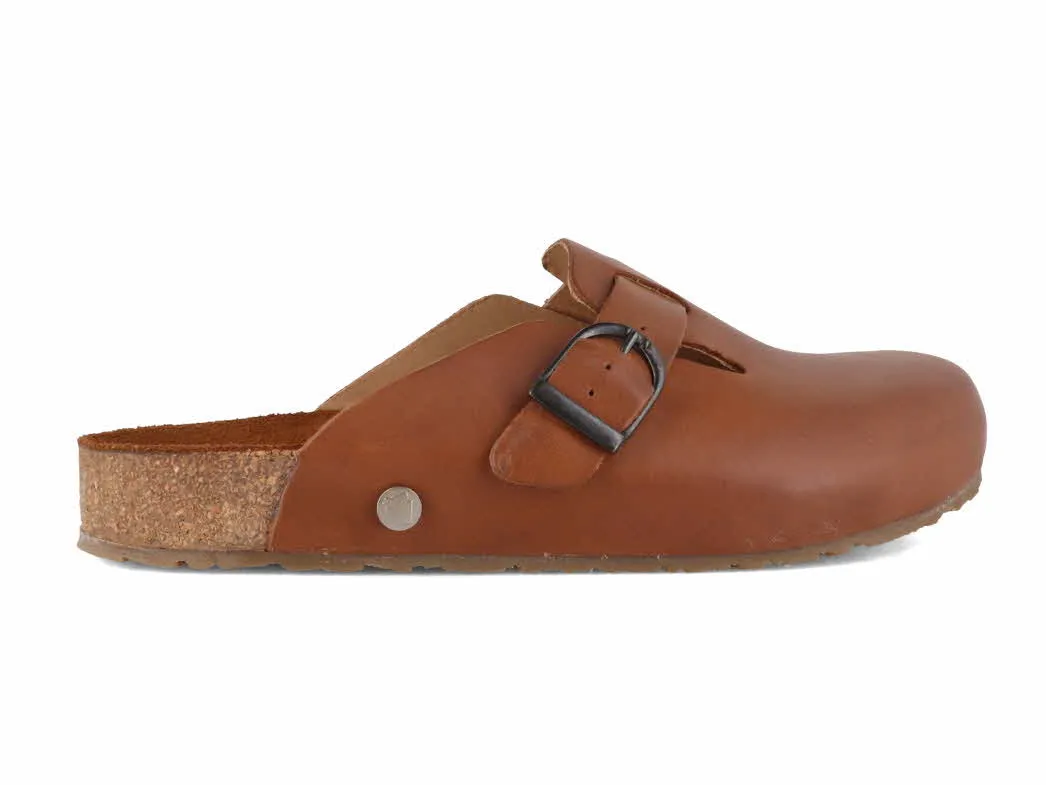 HAFLINGER Men Women Clogs 'Bio Lorenzo', light brown