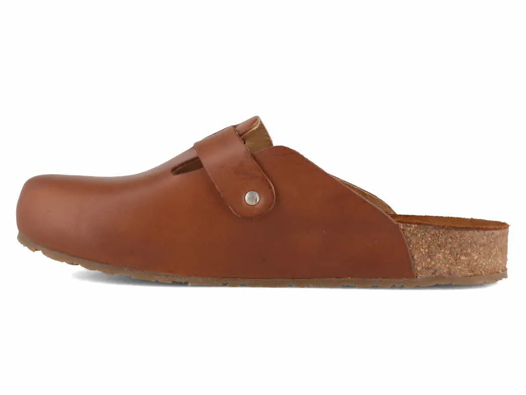 HAFLINGER Men Women Clogs 'Bio Lorenzo', light brown