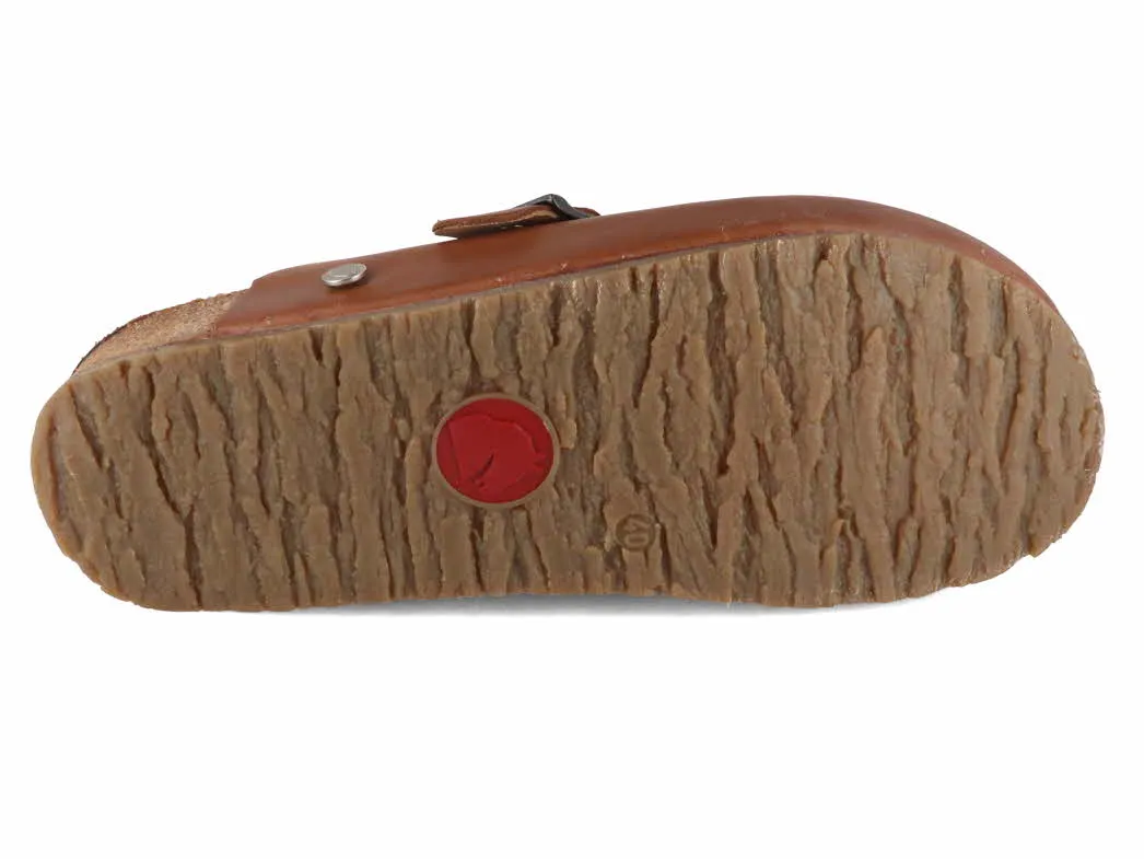 HAFLINGER Men Women Clogs 'Bio Lorenzo', light brown