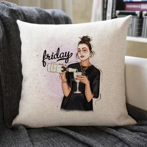 Hello Friday Linen Pillowcase