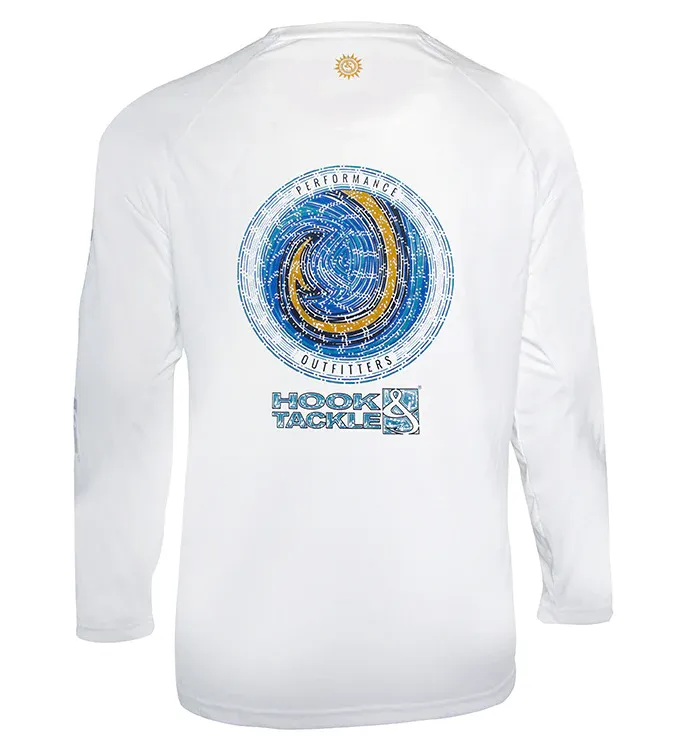 Hooked Wicked Dry &amp; Cool Fishing Shirt - White