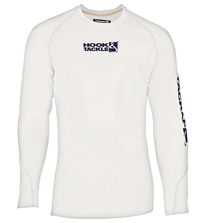 Hooked Wicked Dry &amp; Cool Fishing Shirt - White
