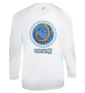Hooked Wicked Dry &amp; Cool Fishing Shirt - White