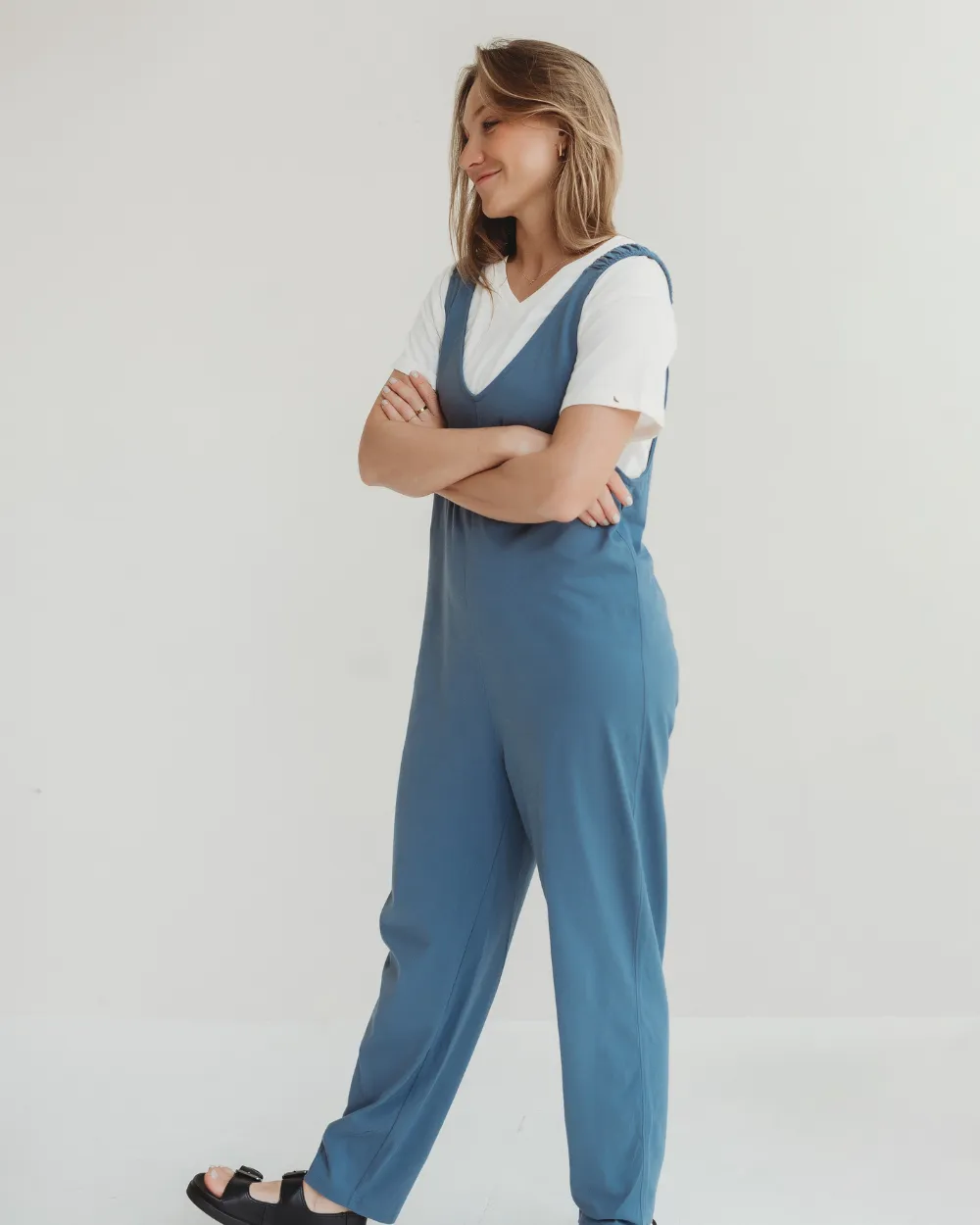 Jilly Blue Jumpsuit
