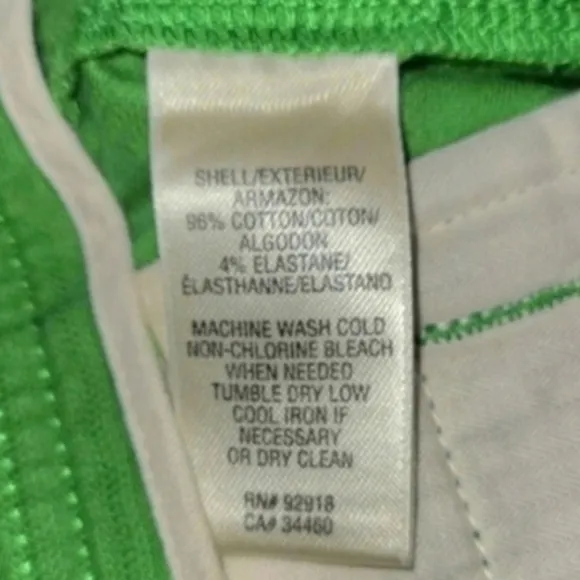 Juicy Couture Hard Woven Amy Shorts size 0 Green