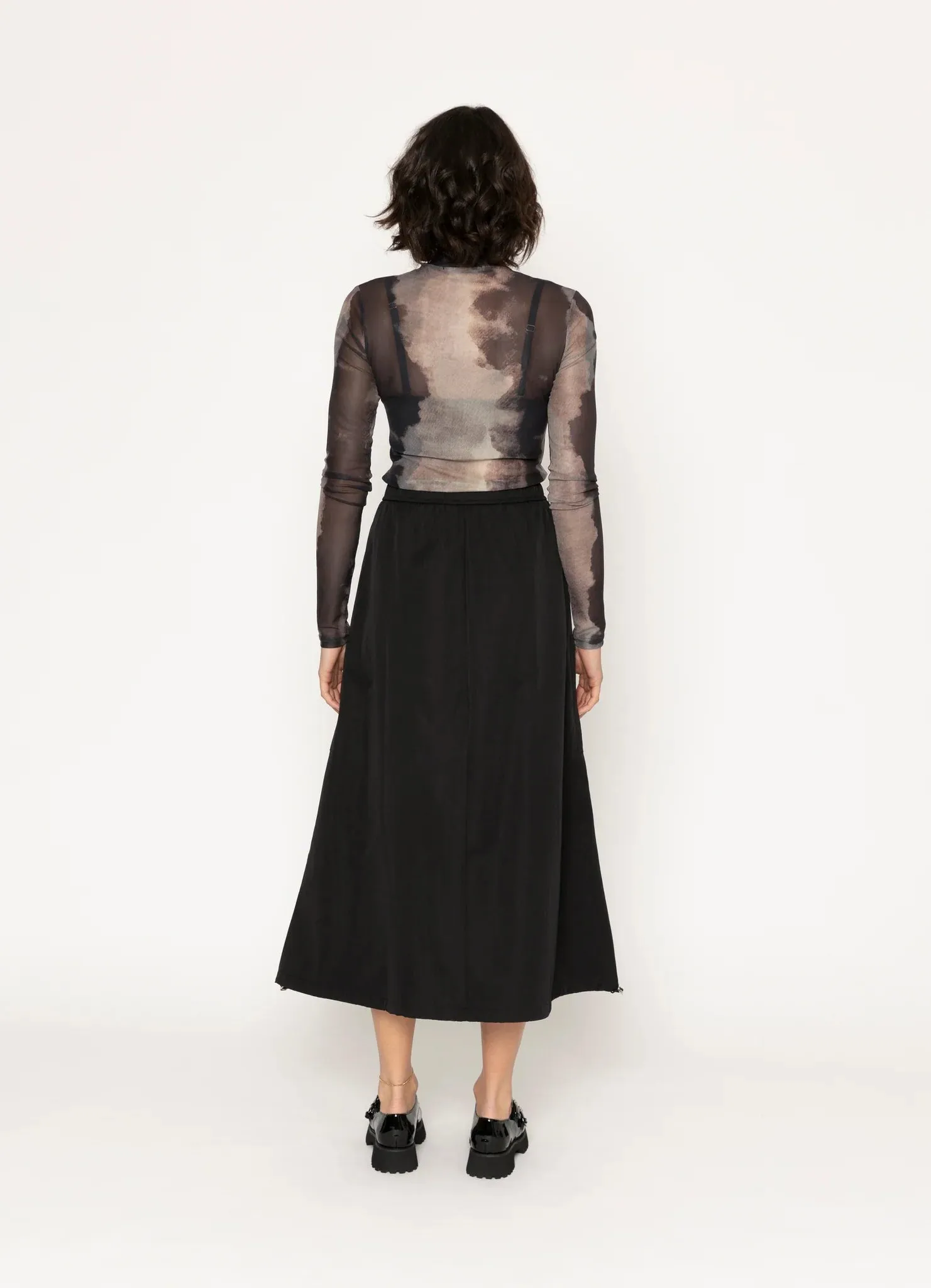 KAELAN SKIRT -BLACK
