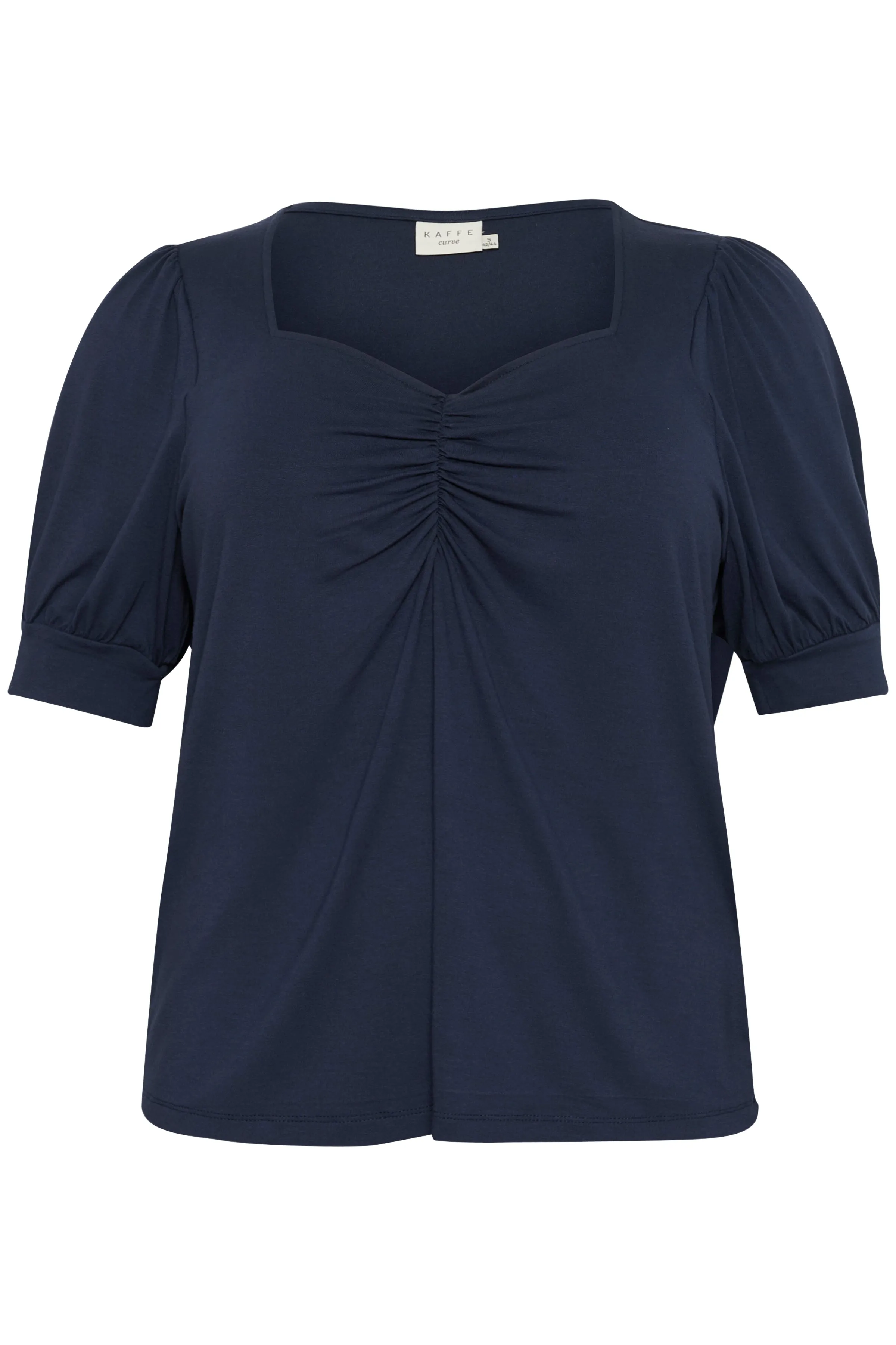 Kaffe Curve Sissy Blouse in Navy