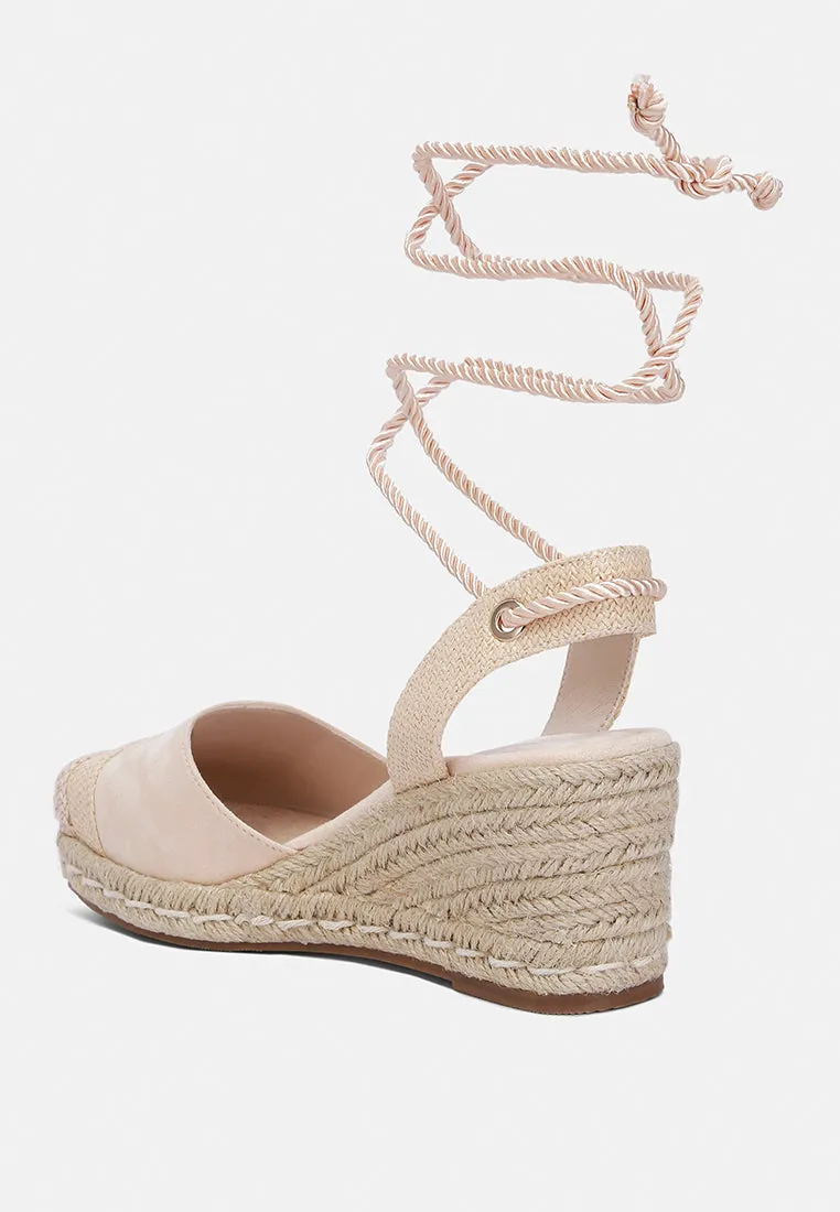 Lace-Up Crochet Espadrilles By Ruw