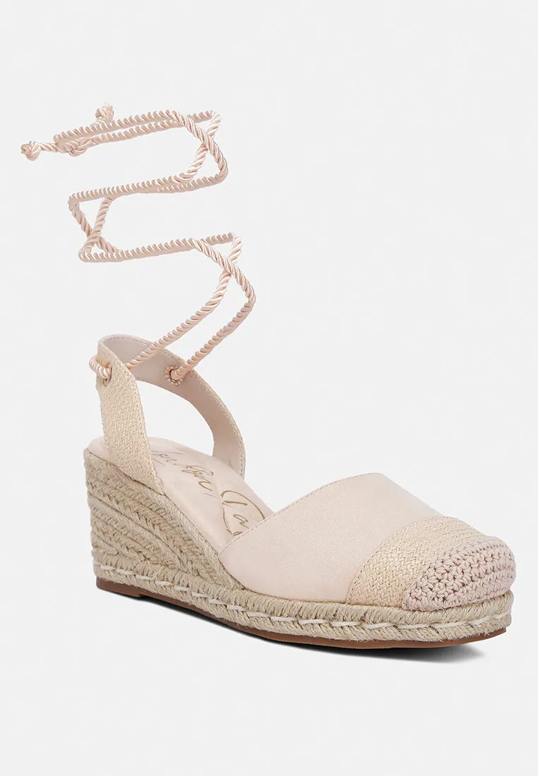 Lace-Up Crochet Espadrilles By Ruw