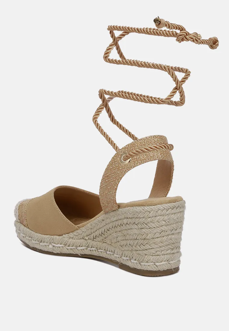 Lace-Up Crochet Espadrilles By Ruw