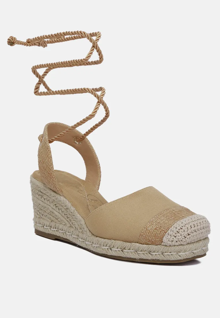 Lace-Up Crochet Espadrilles By Ruw