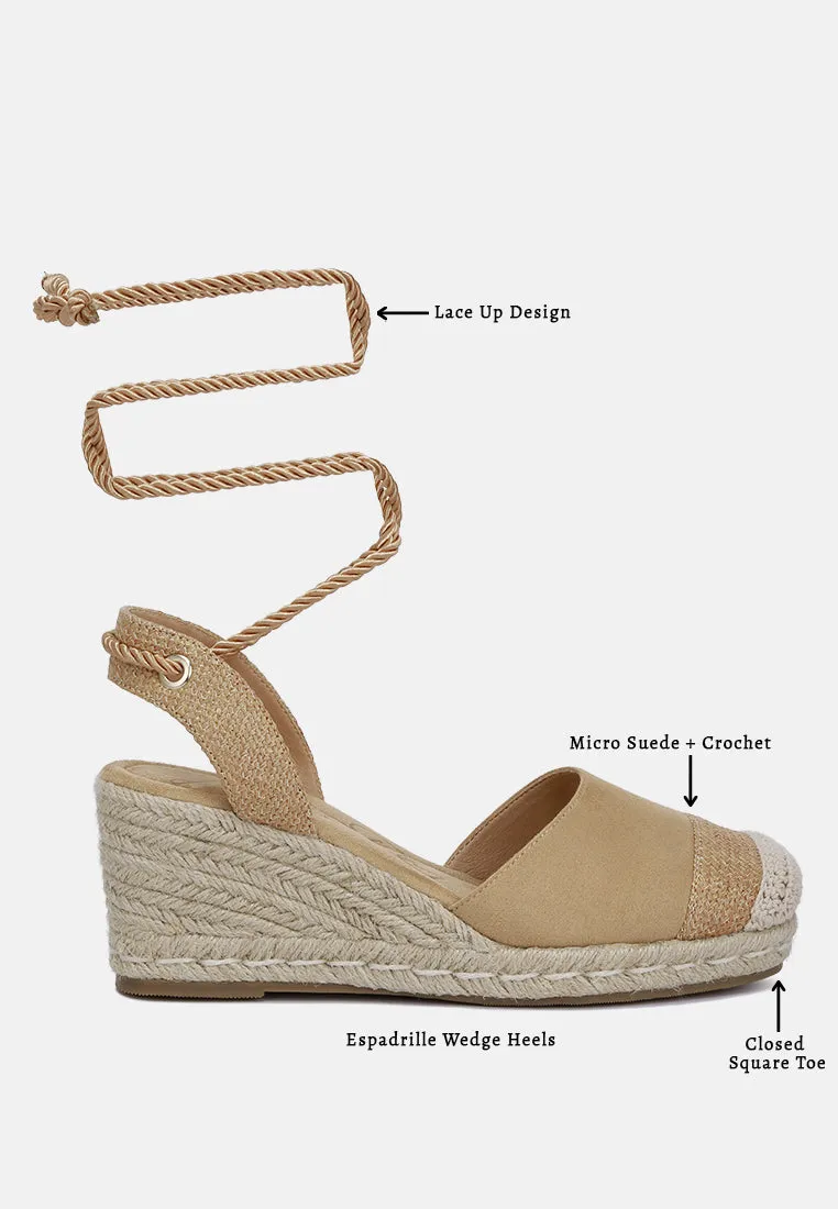 Lace-Up Crochet Espadrilles By Ruw