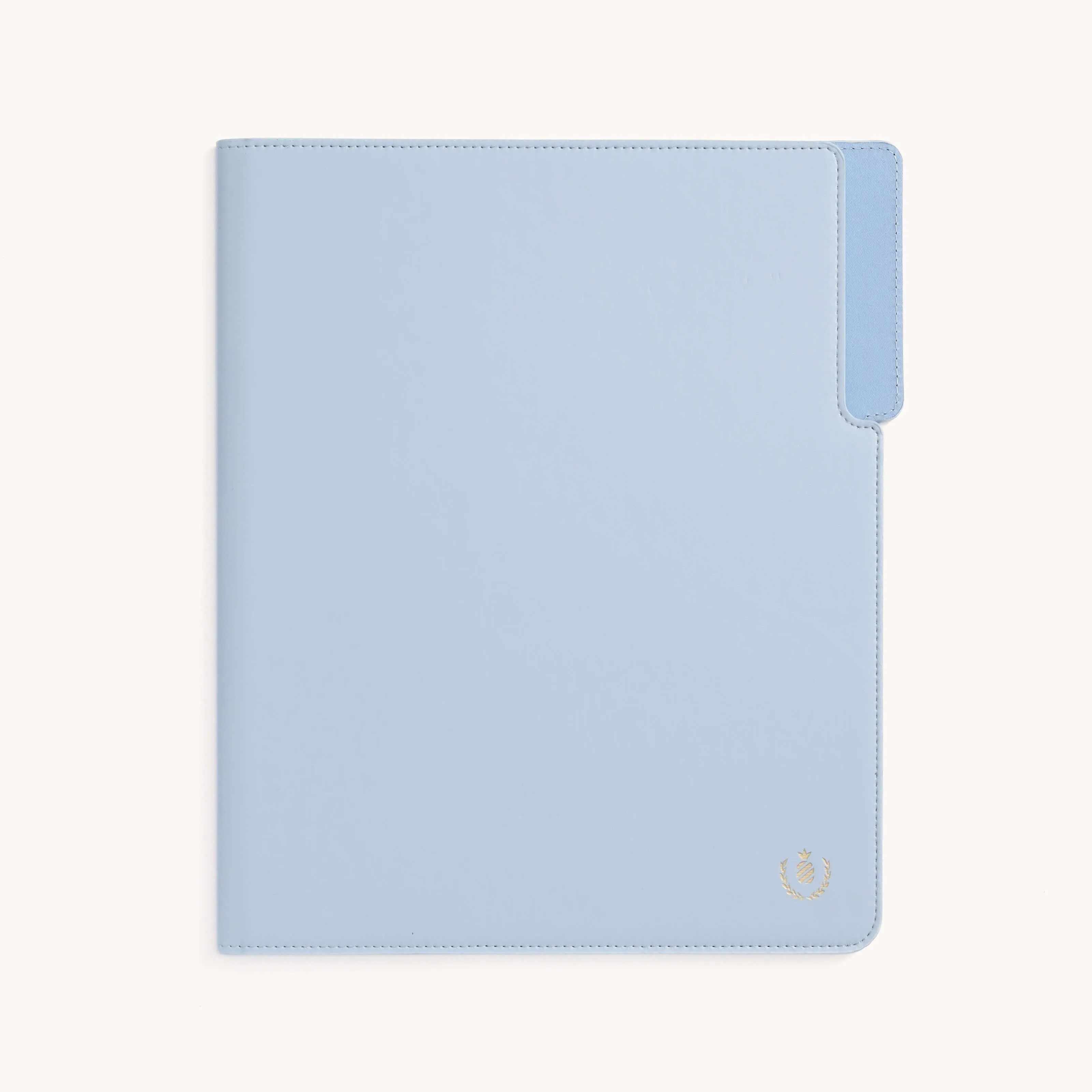 Leatherette File Folder - French Blue