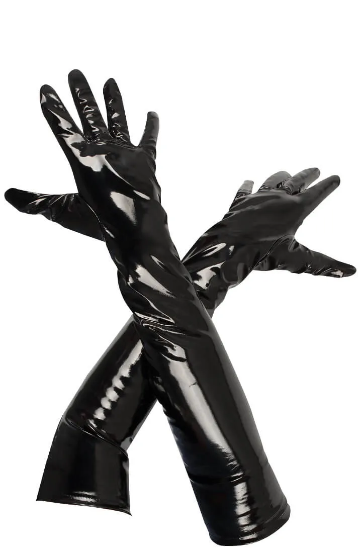 Long vinyl gloves - Smooth Touch
