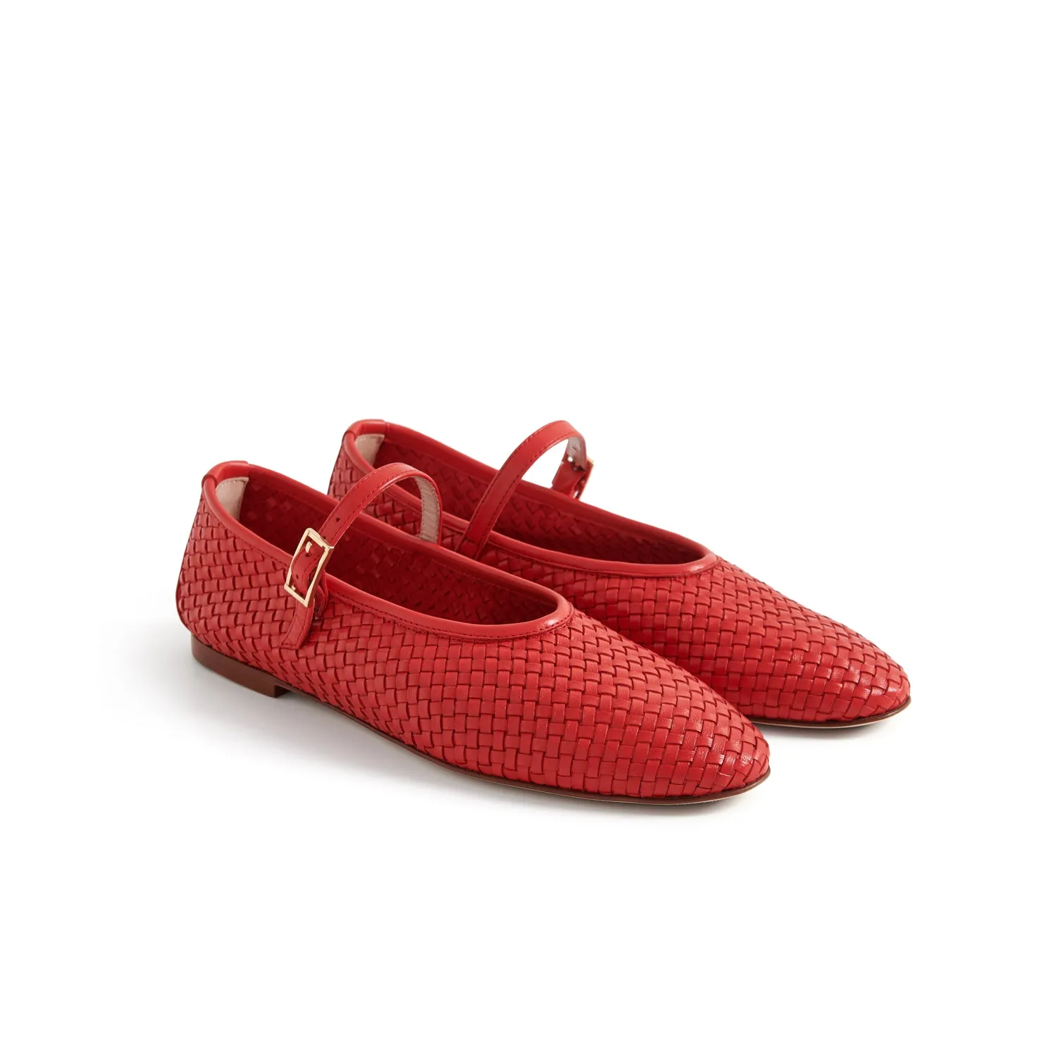 Mary Jane Flat Woven