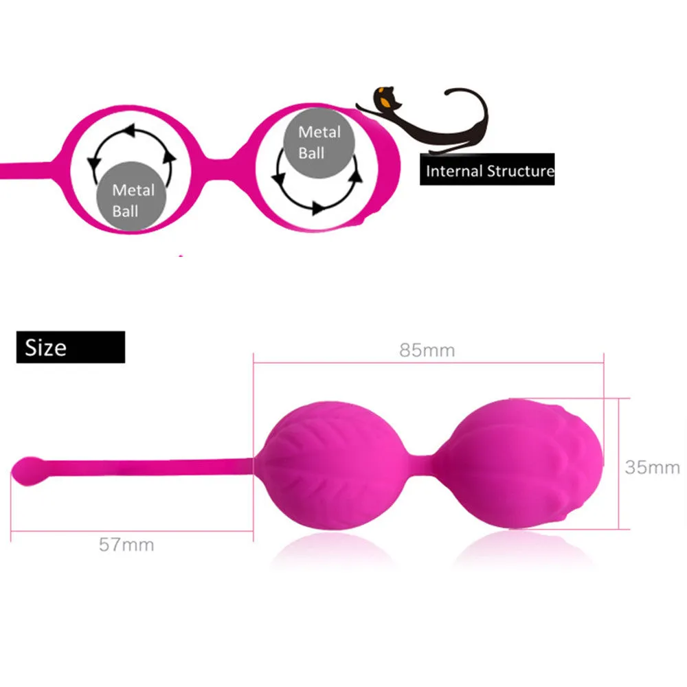 Medical Silicone Vibrator Kegel Balls Vibrator Bolas Vaginal Tighten Aid Love Geisha Ball Ben Wa for Woman