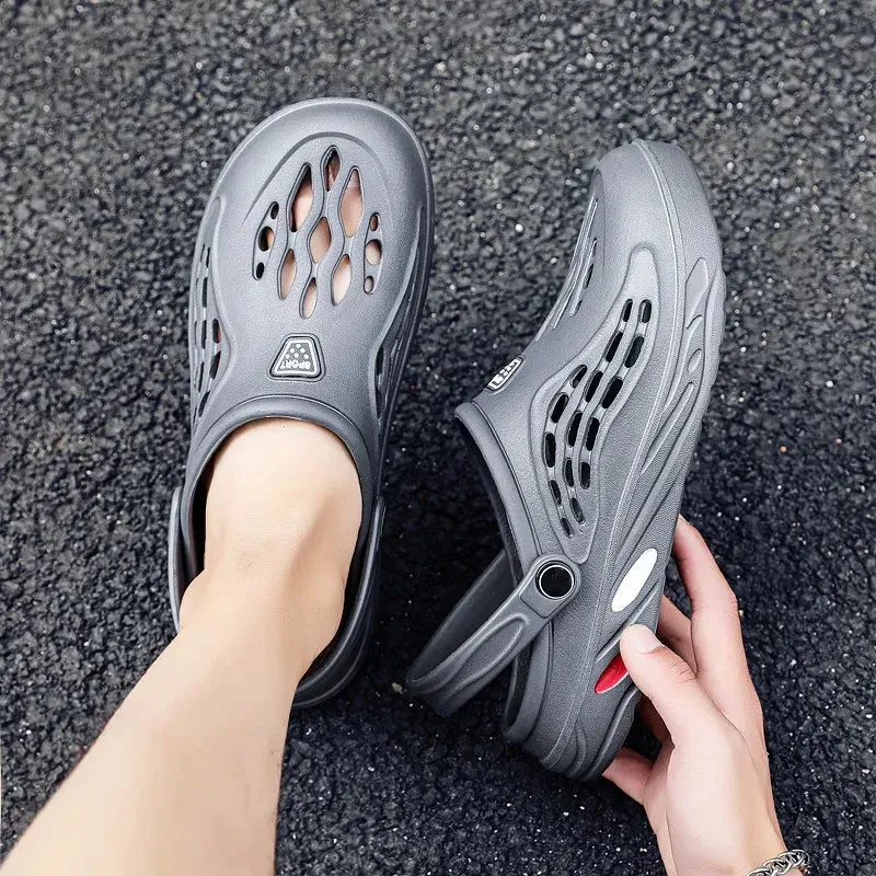 Men Flip Flops Summer Shoes Man Outside Beach Slippers EVA Light Soft Slippers Women Footwear Plus Size Male Sandals Flat Shoes