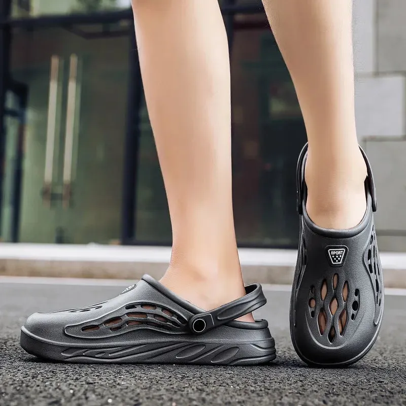 Men Flip Flops Summer Shoes Man Outside Beach Slippers EVA Light Soft Slippers Women Footwear Plus Size Male Sandals Flat Shoes