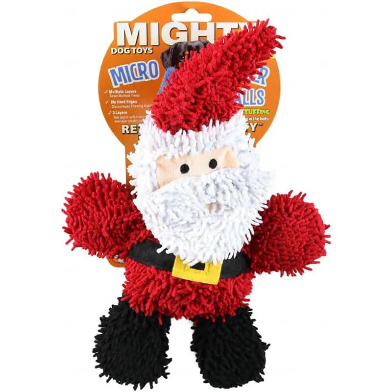 Mighty Holiday Microfiber Ball Santa