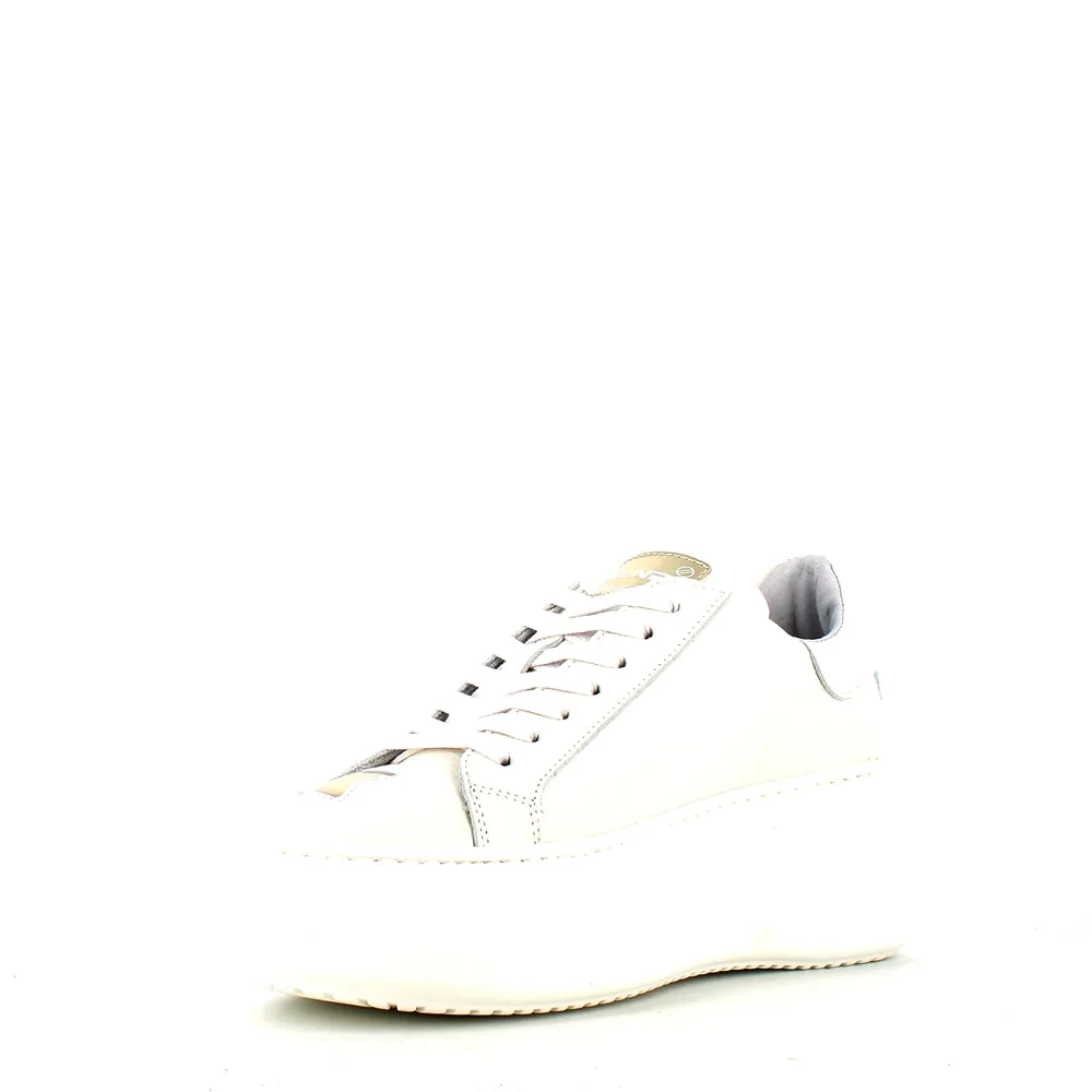 Méliné Platform Trainer Stars White Metallic