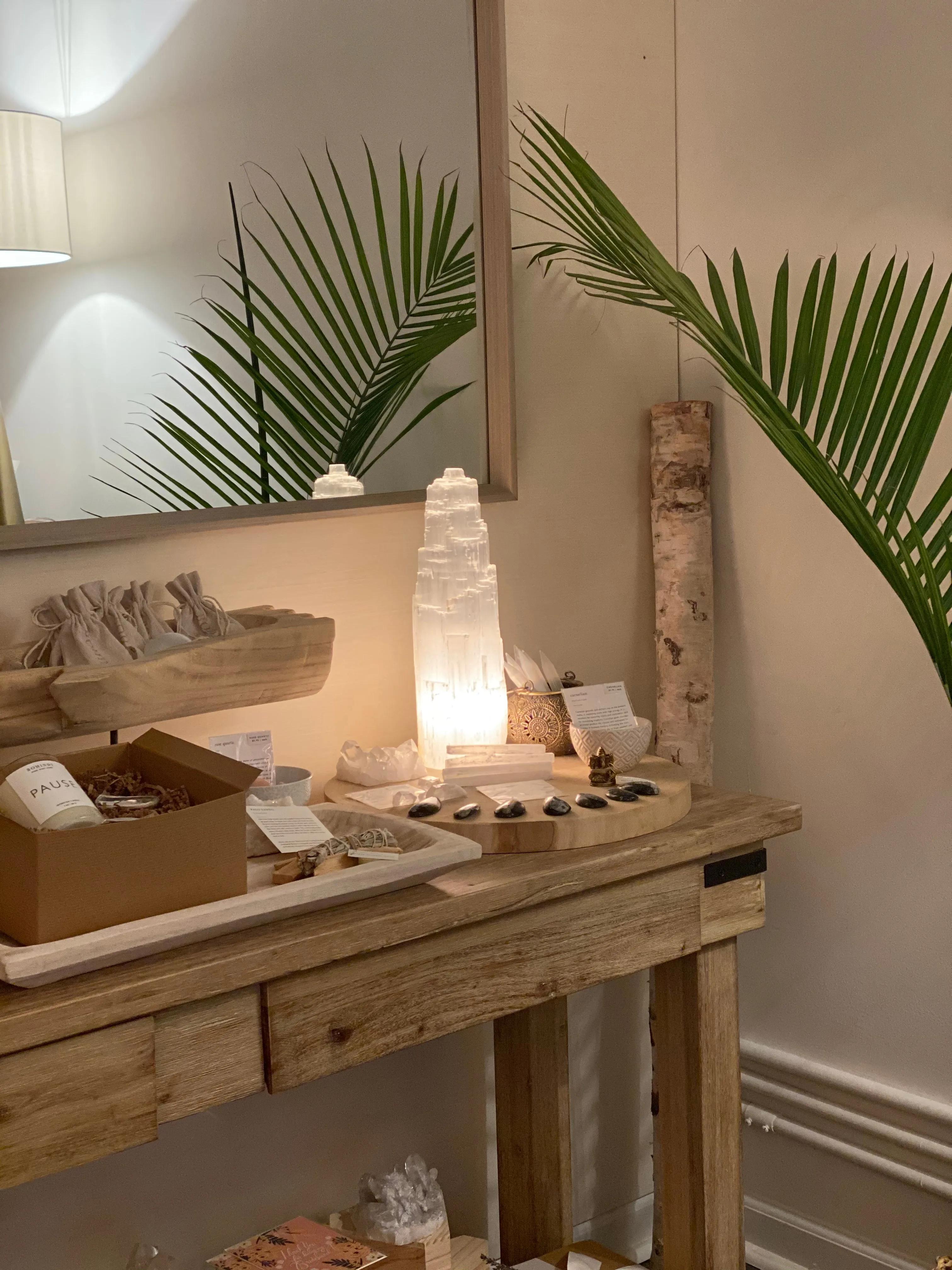 MOROCCAN SELENITE LAMP