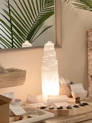MOROCCAN SELENITE LAMP
