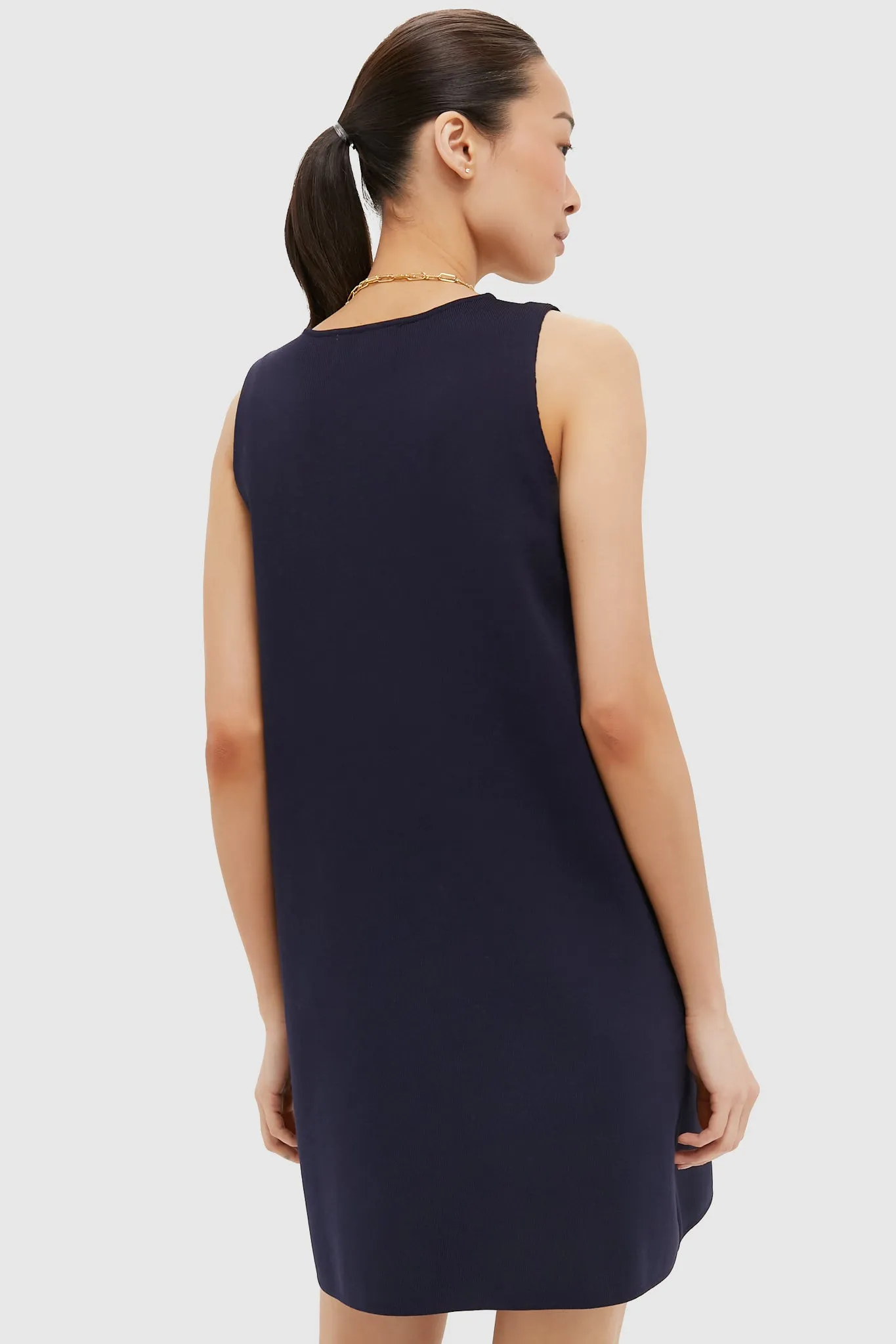 Navy Knit Bixby Dress