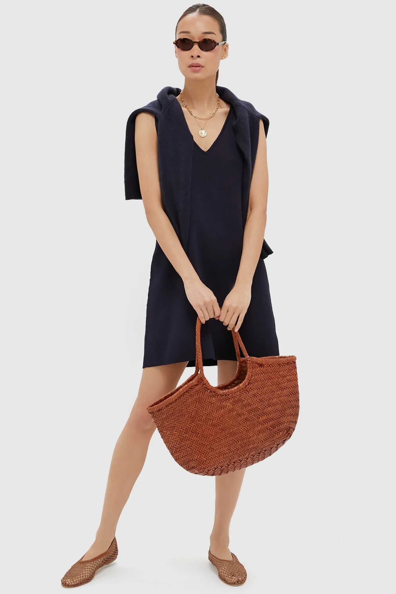 Navy Knit Bixby Dress