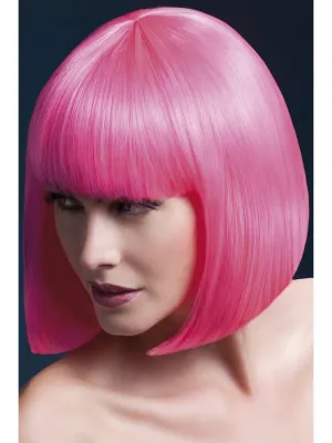 Neon Pink Fever Elise Wig