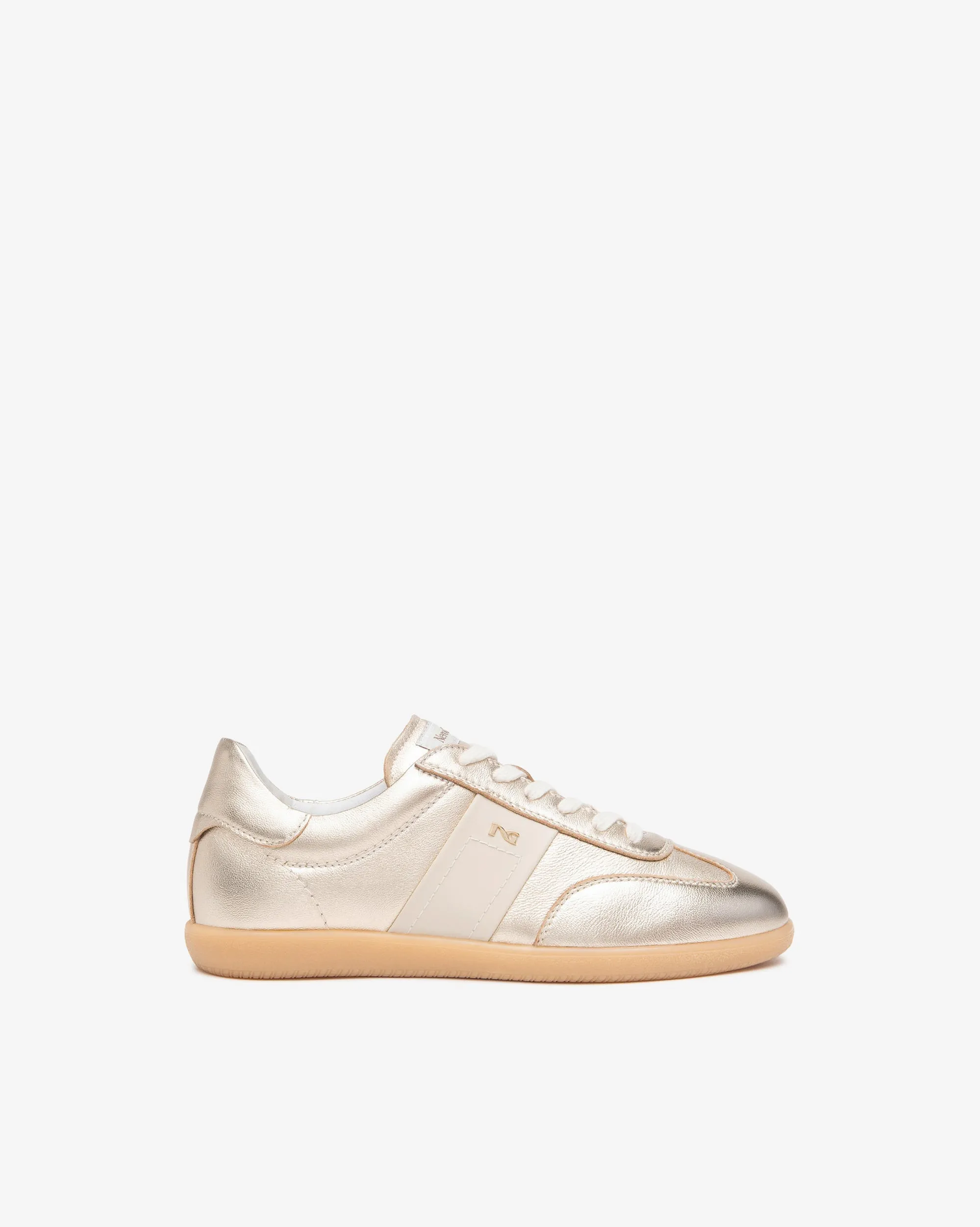 Nero Giardini Sporty Leather Lace Up Trainer
