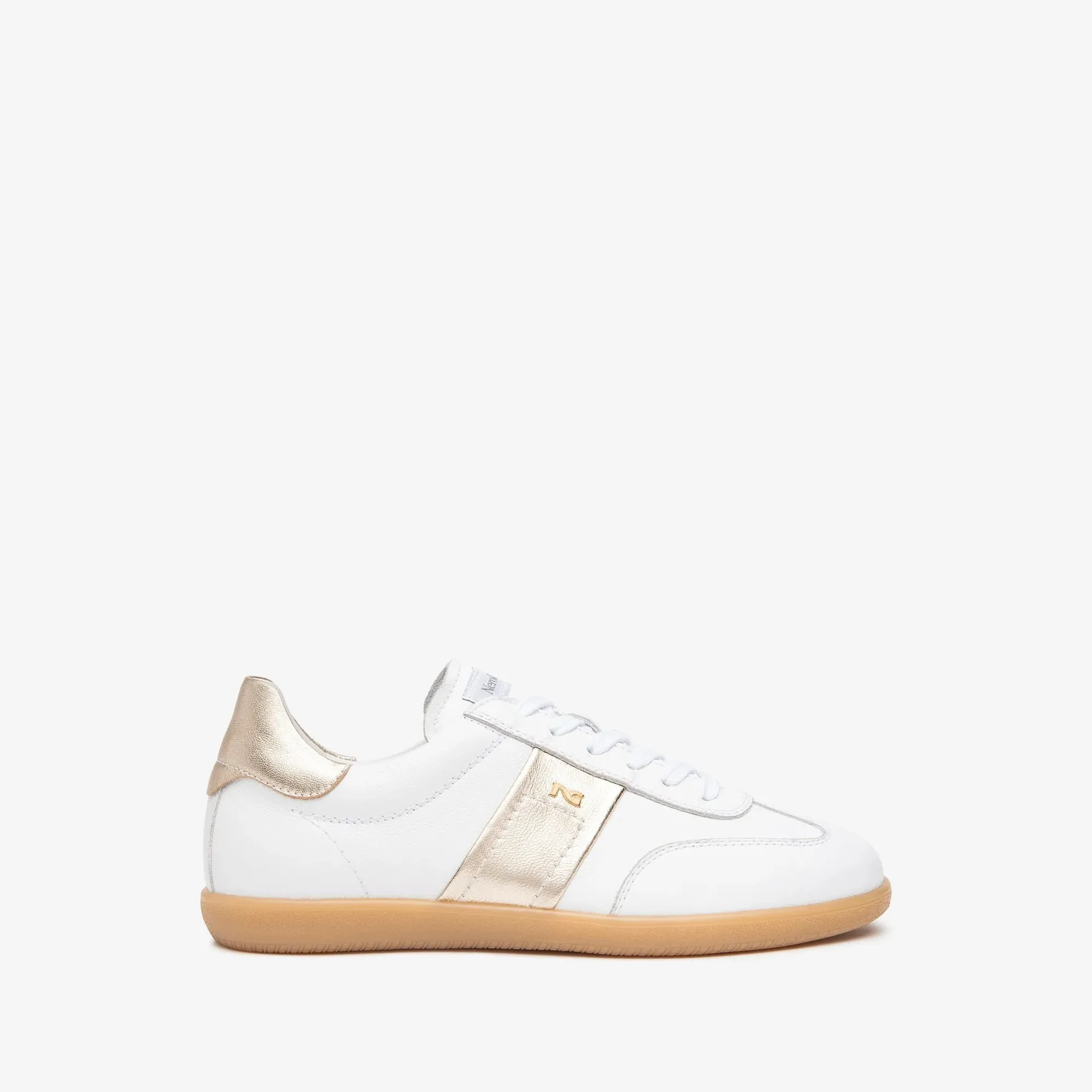 Nero Giardini Sporty Leather Lace Up Trainer