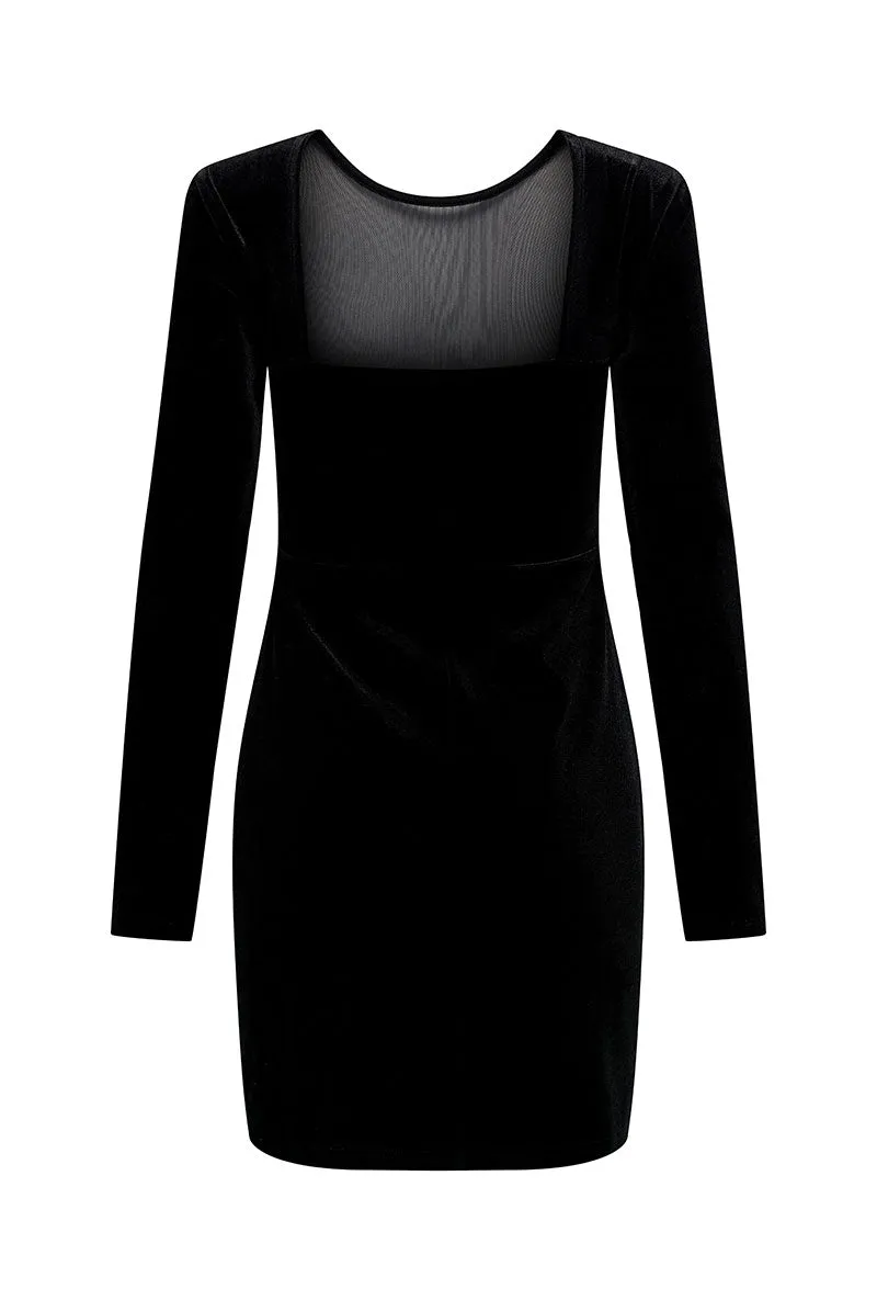 ONLY SMOOTH L/S SHORT DRESS