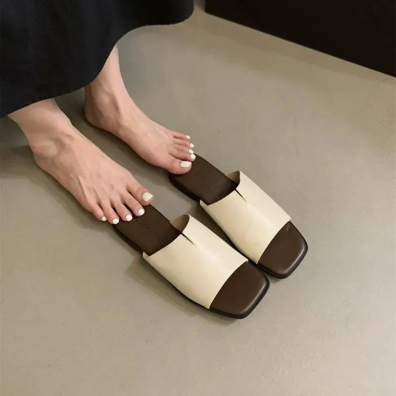 Open Toe Flats Sandals