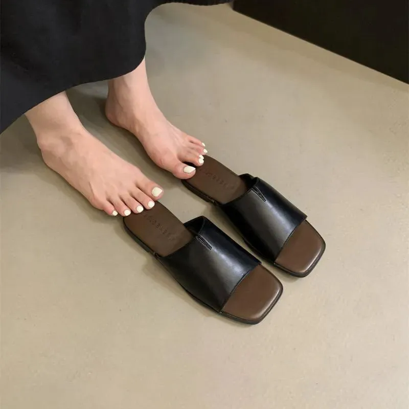 Open Toe Flats Sandals