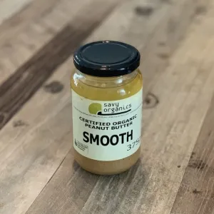 ORGANIC PEANUT BUTTER SMOOTH 375G