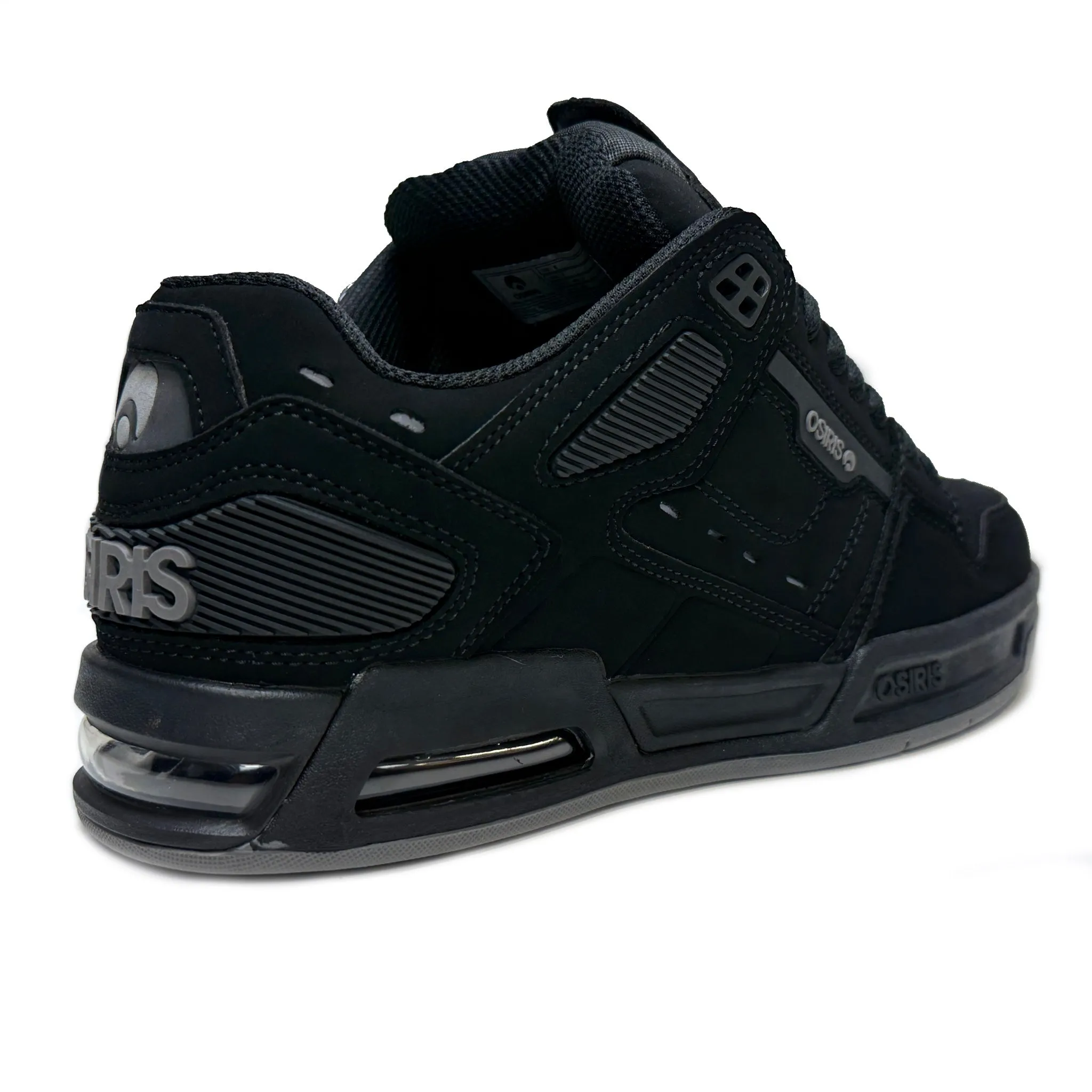 OSIRIS SHOES PERIL BLACK BLACK GREY TRAINERS