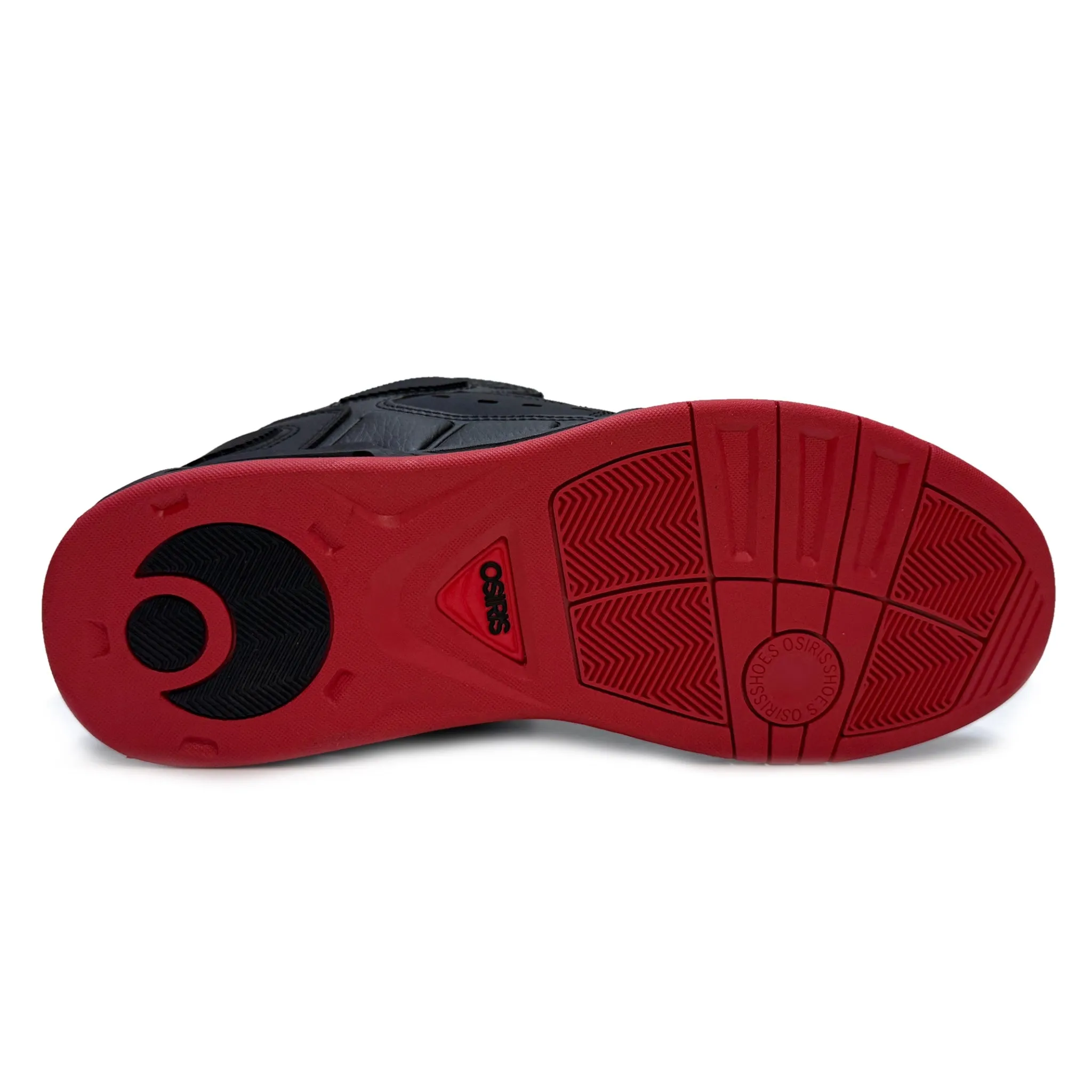 OSIRIS SHOES PERIL BLACK RED TRAINERS