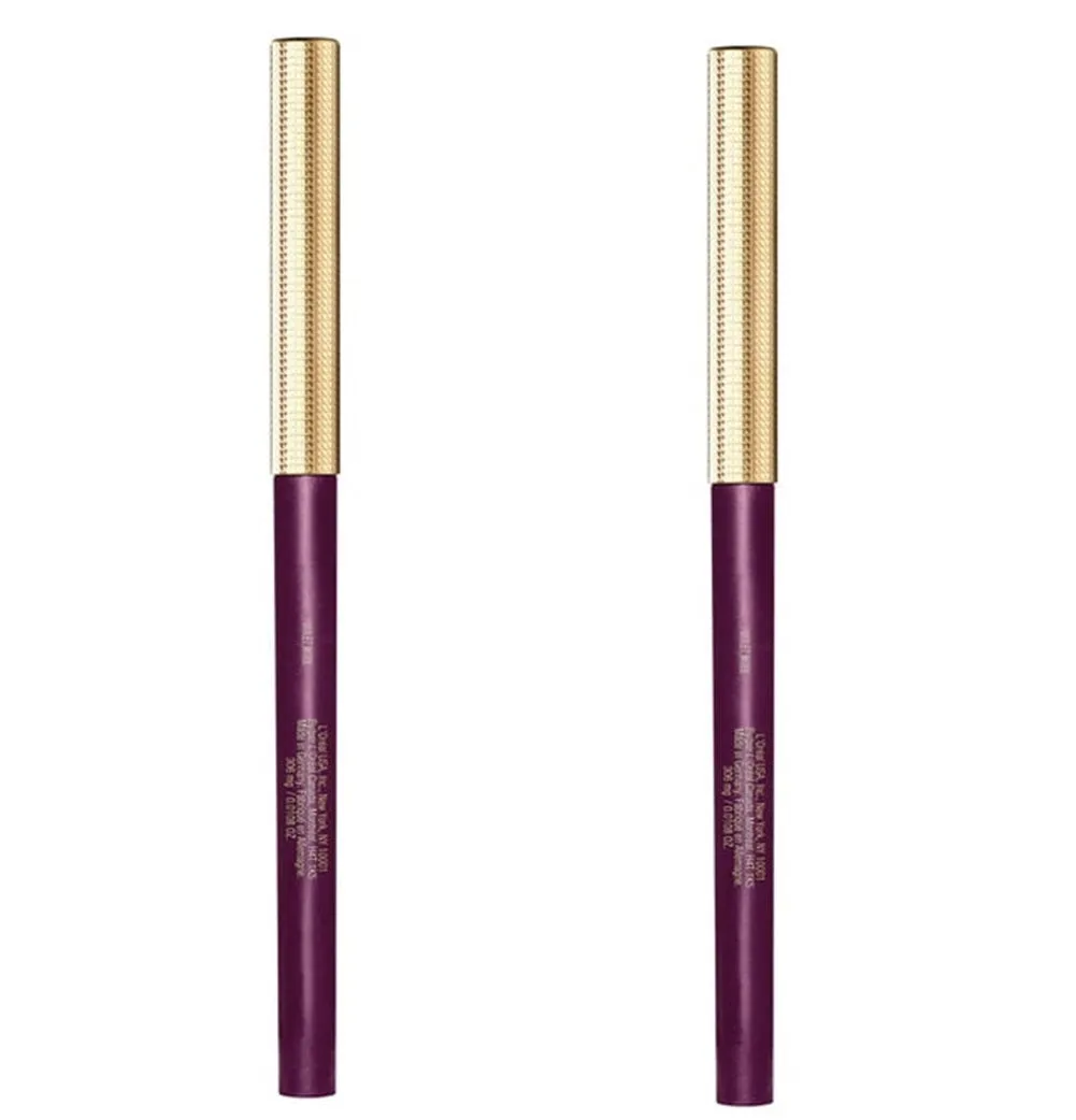 Pack of 2 L'Oreal Le Liner Signature Smooth Glide Mechanical Eyeliner, Violet Wool 755