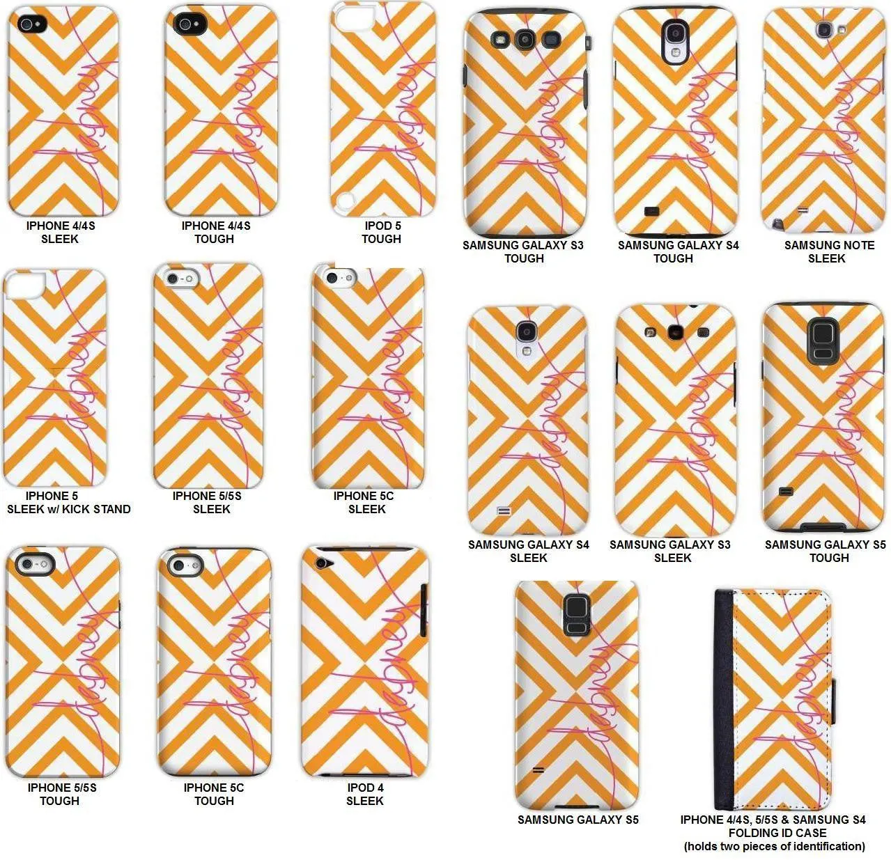 Personalized Cell Phone Case, Cabana Pattern
