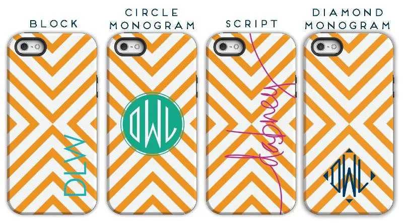 Personalized Cell Phone Case, Cabana Pattern