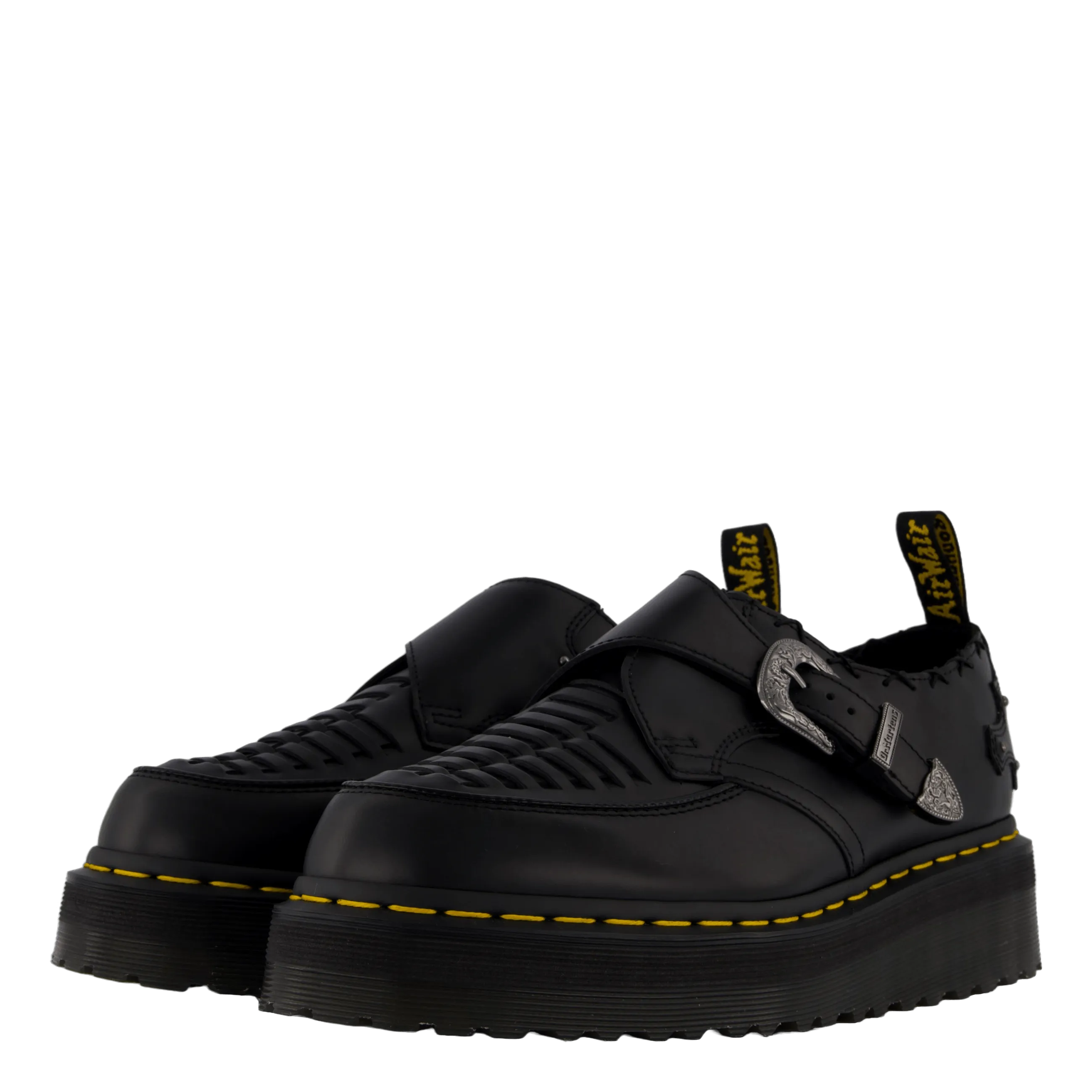 Ramsey Quad Monk Black Smooth