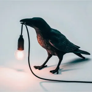 Raven Lamp Accent