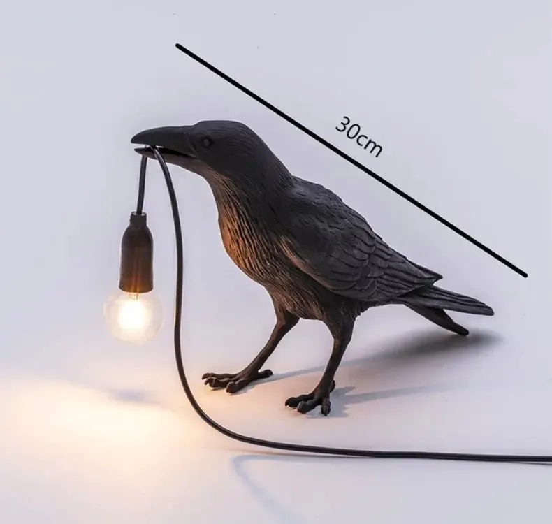 Raven Lamp Accent