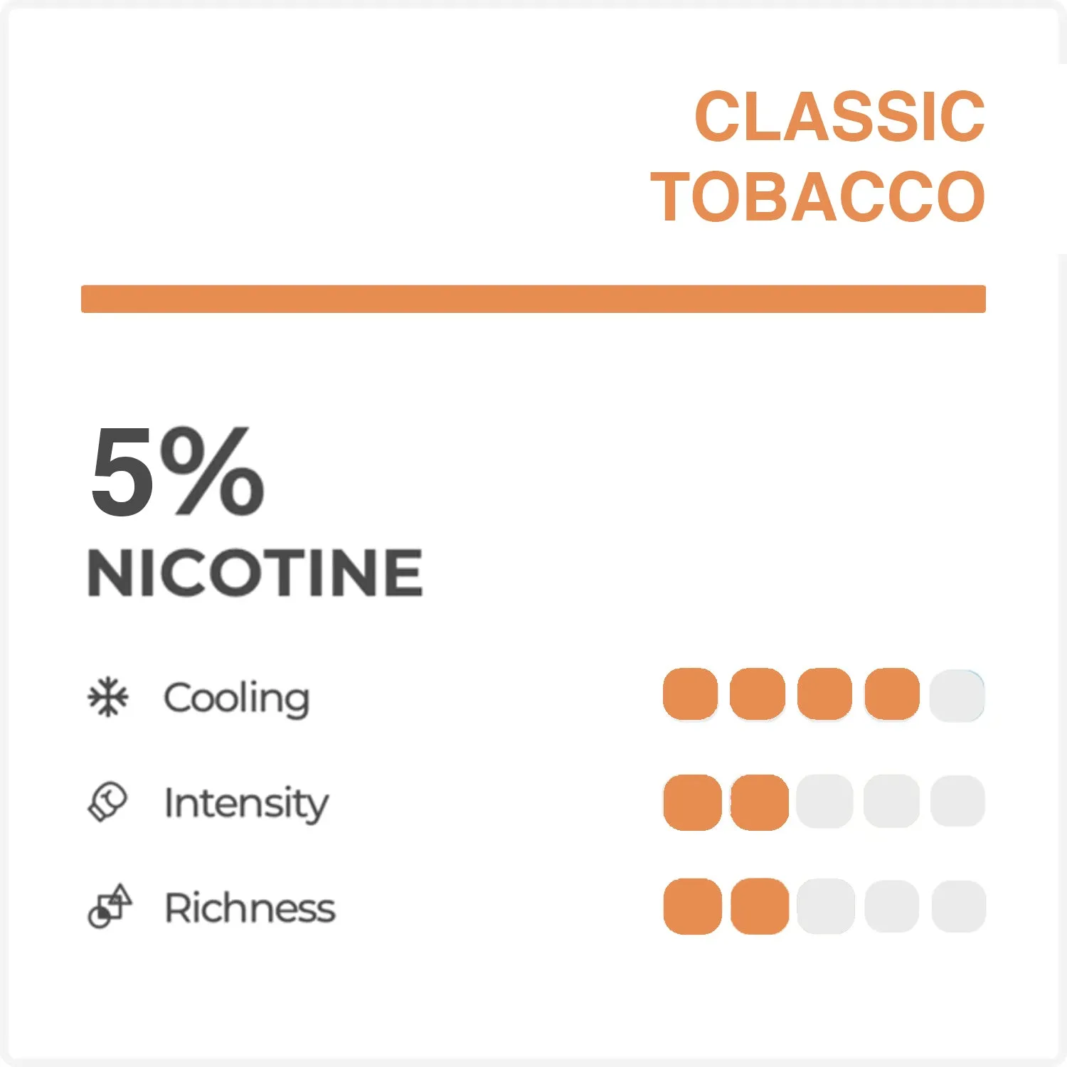 Relx Infinity Single Pod : Classic tobacco
